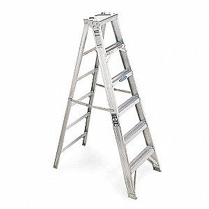 6 ft aluminum stepladder